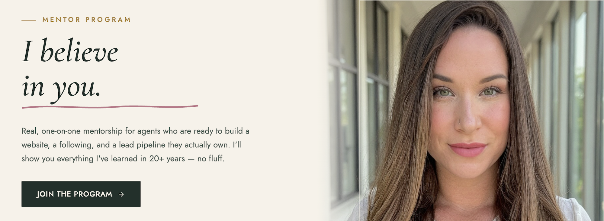 Real estate mentor